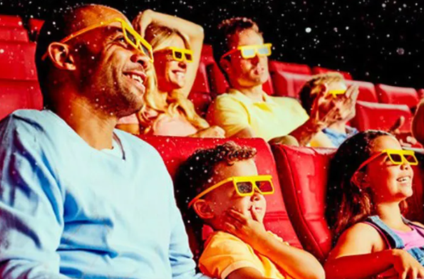 Cinéma 4D Parc Astérix, accessible PMR salle sans marche